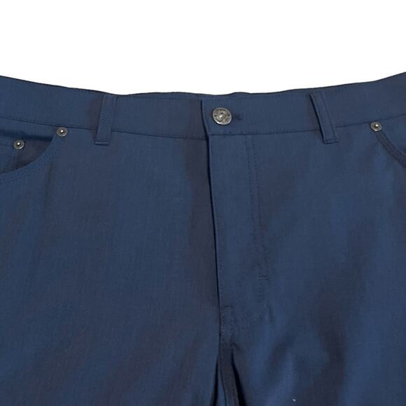 Brax Men's Cooper Regular Fit Straight Pants Navy - Picture 3 of 7